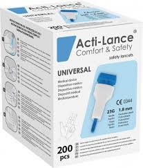 Ланцет безпечний стер.Acti-Lance Universal голка 23G глибина про